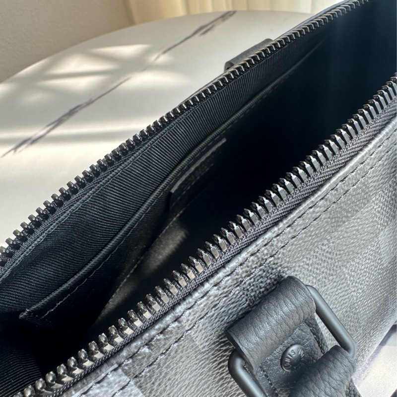 LV黑棋盤皮革keepall25 最夯尺寸❤️🔥-26