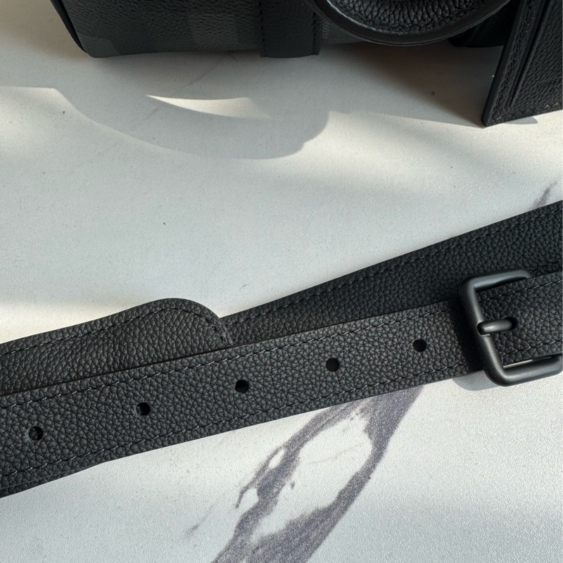 LV黑棋盤皮革keepall25 最夯尺寸❤️🔥-33