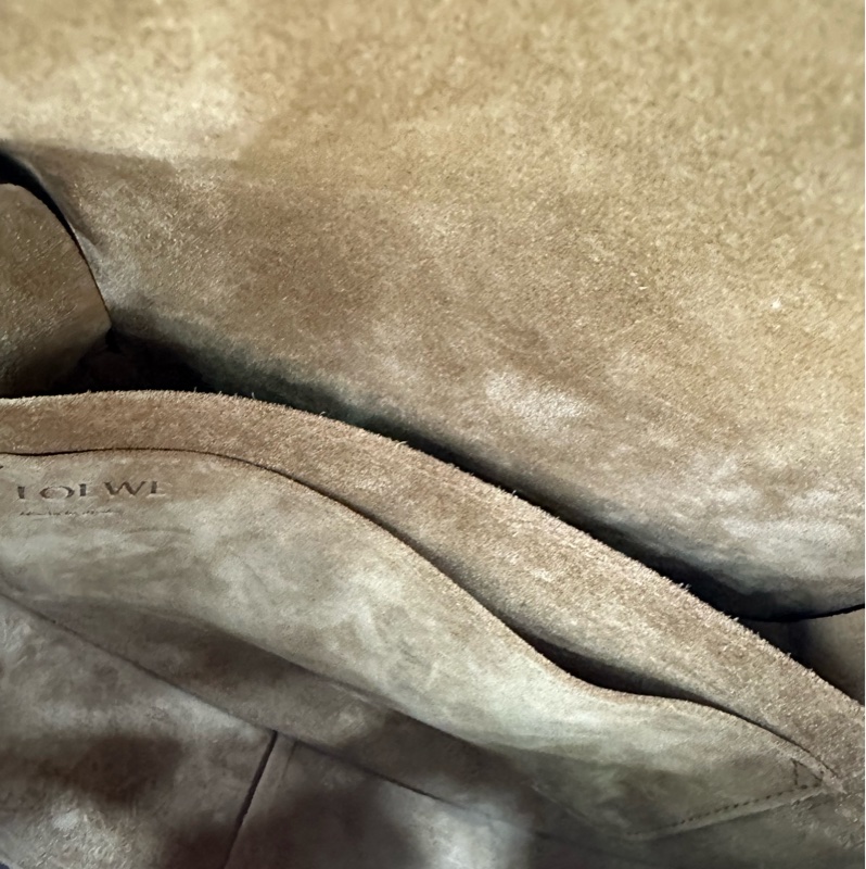 Loewe 羅意威 gate蝴蝶結焦糖棕色牛皮小號 馬鞍包-8