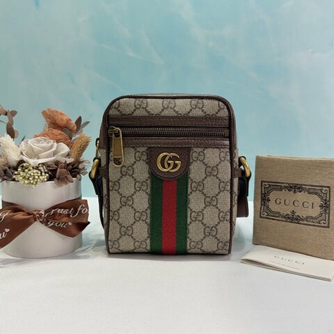 GUCCI Ophidia GG小型側背包