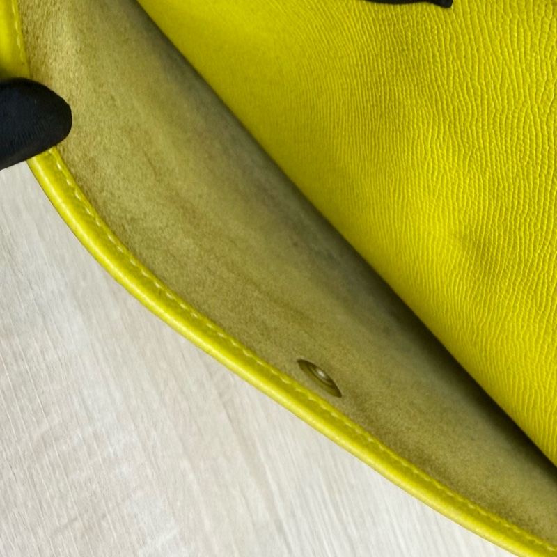 HERMES 💛9R萊姆黃EPSOM皮Evelyne29cm-26