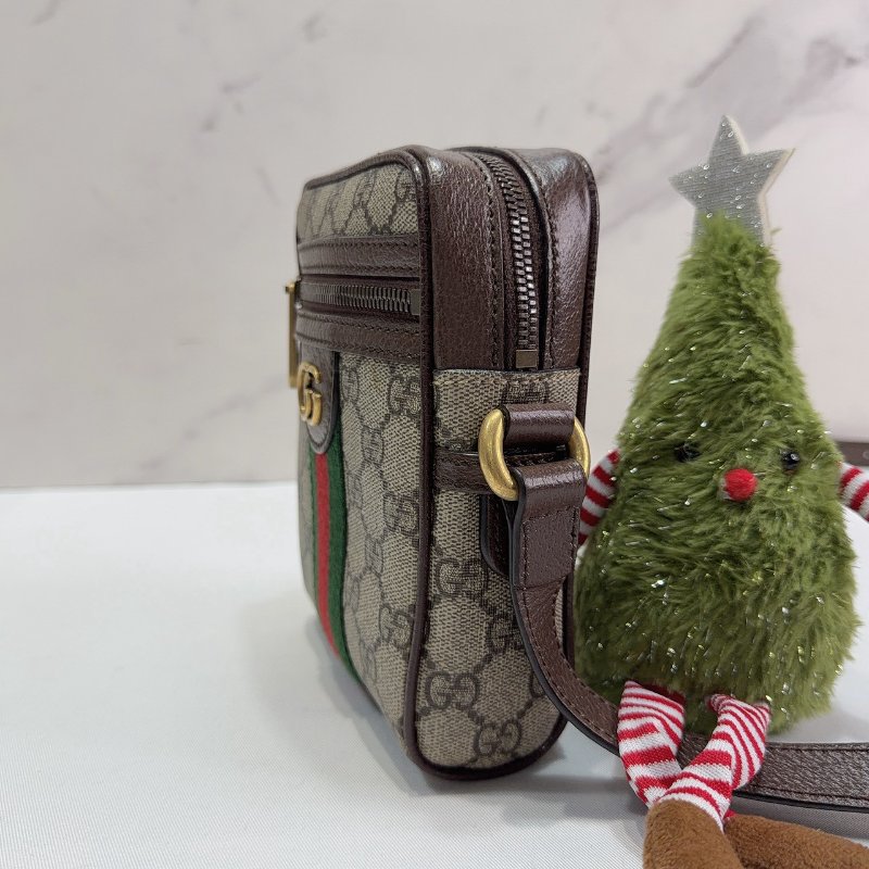 GUCCI Ophidia GG帆布小型側背包-2
