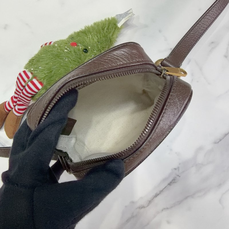 GUCCI Ophidia GG帆布小型側背包-4