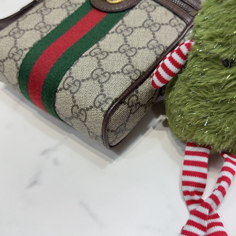 GUCCI Ophidia GG帆布小型側背包-7
