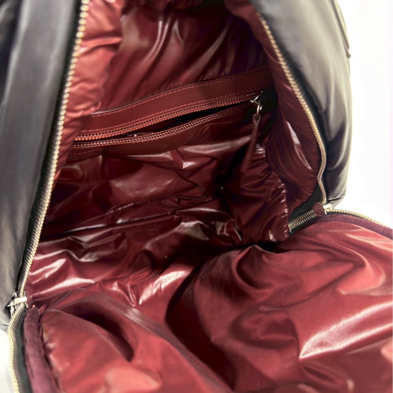 限時超低價😍99新🌟Chanel香奈兒全黑空氣後背包雙肩包書包-19