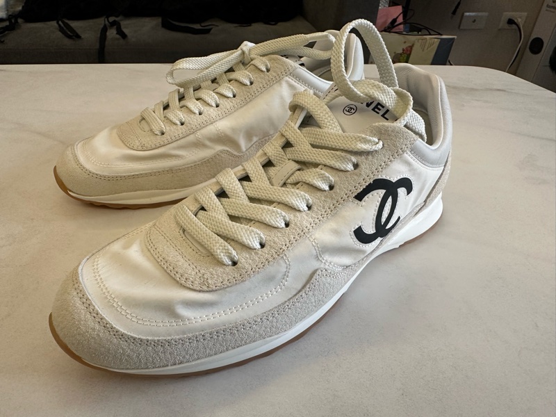 Chanel 26P 德訓小白鞋-2