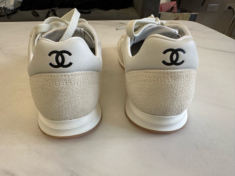 Chanel 26P 德訓小白鞋-3