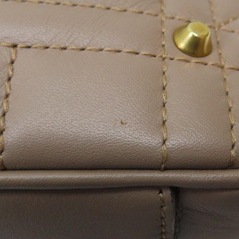 藕粉色 牛皮 珍珠 鉚釘 GG Marmont 肩背包【GUCCI 古馳】 443497-15