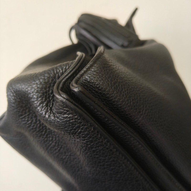 【8成新】㊣✨ LOEWE ✨羅威 Flamenco 黑色 牛皮 束口 福袋包 肩背包 斜背包/二手包/二手精品🌳二手樹屋🌳-7