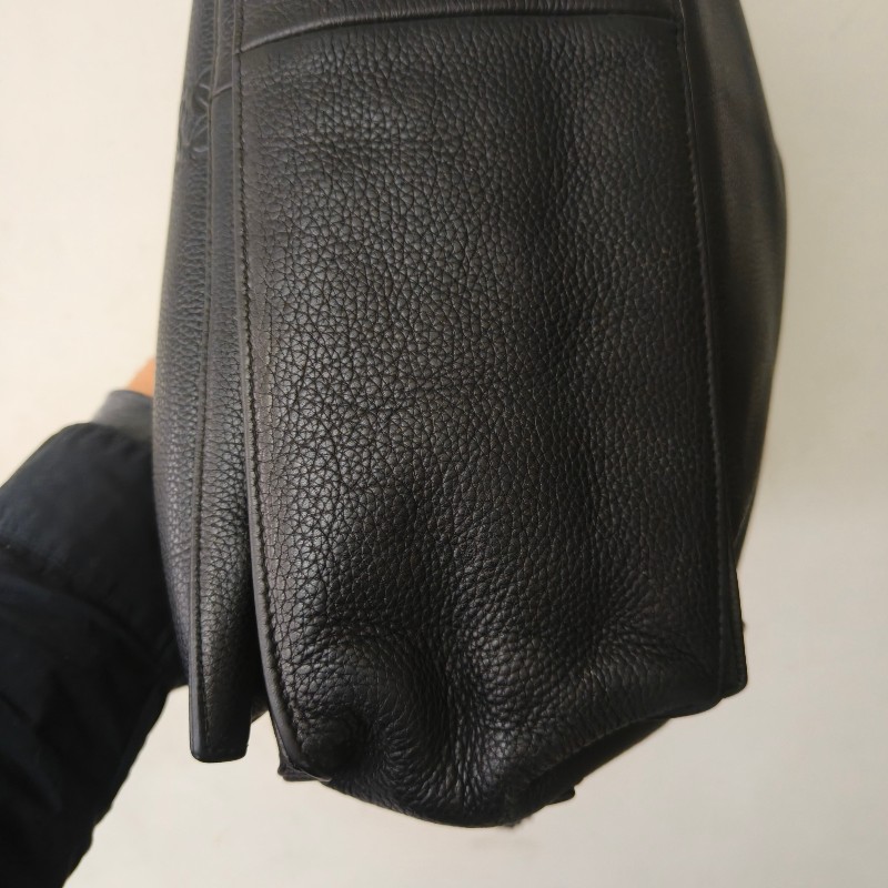 【8成新】㊣✨ LOEWE ✨羅威 Flamenco 黑色 牛皮 束口 福袋包 肩背包 斜背包/二手包/二手精品🌳二手樹屋🌳-11