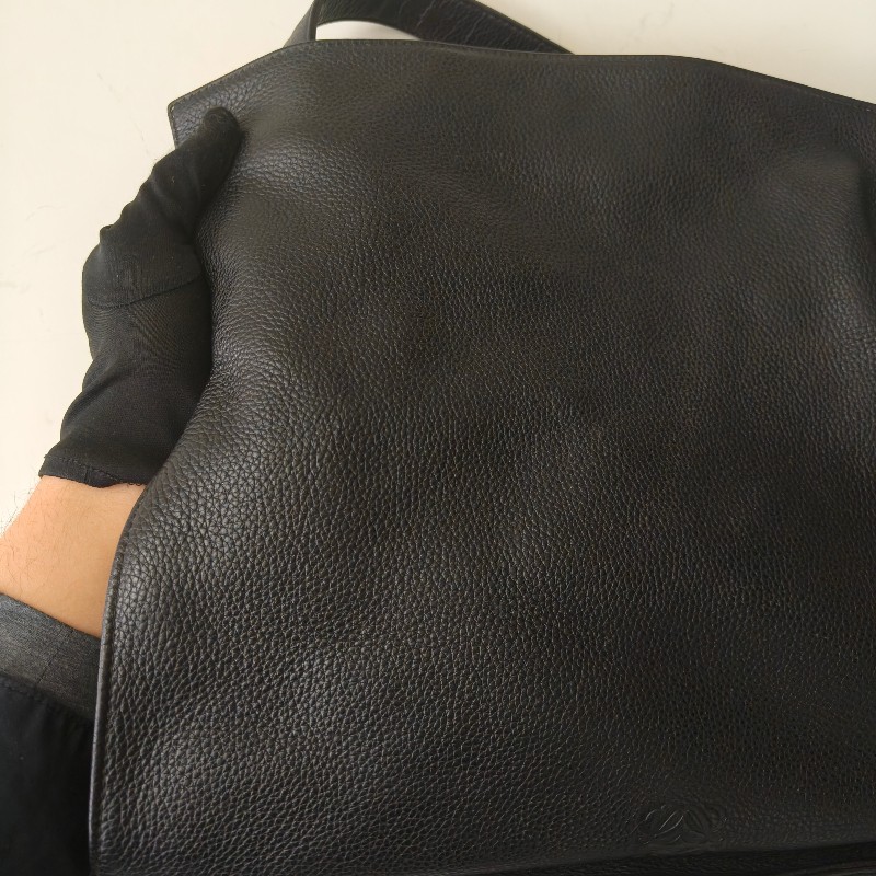 【8成新】㊣✨ LOEWE ✨羅威 Flamenco 黑色 牛皮 束口 福袋包 肩背包 斜背包/二手包/二手精品🌳二手樹屋🌳-13