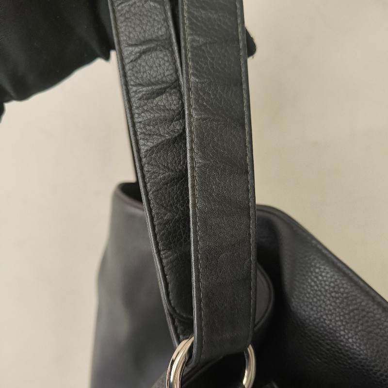 【8成新】㊣✨ LOEWE ✨羅威 Flamenco 黑色 牛皮 束口 福袋包 肩背包 斜背包/二手包/二手精品🌳二手樹屋🌳-24