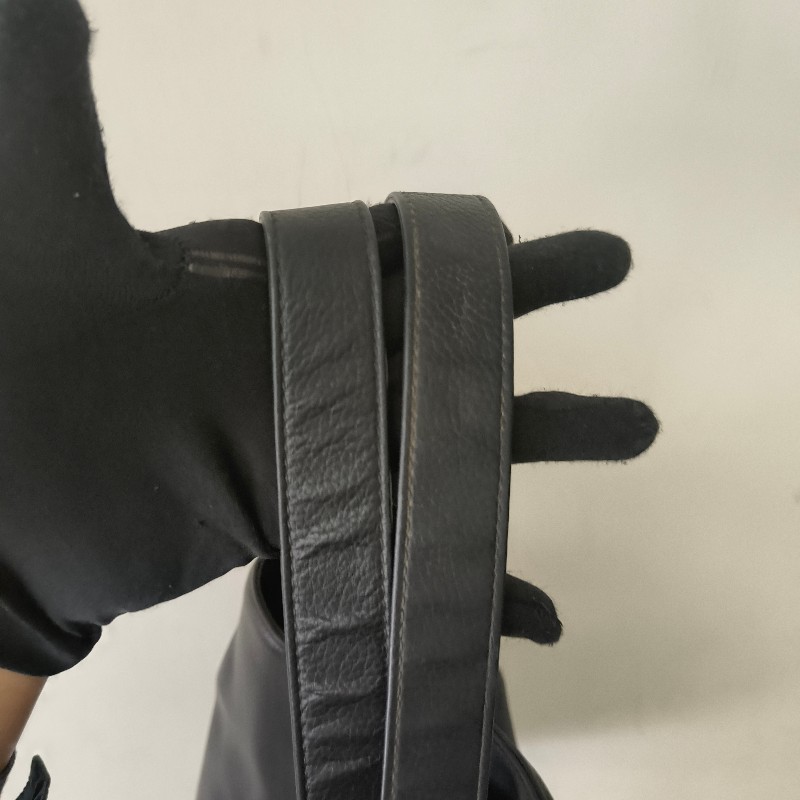 【8成新】㊣✨ LOEWE ✨羅威 Flamenco 黑色 牛皮 束口 福袋包 肩背包 斜背包/二手包/二手精品🌳二手樹屋🌳-25