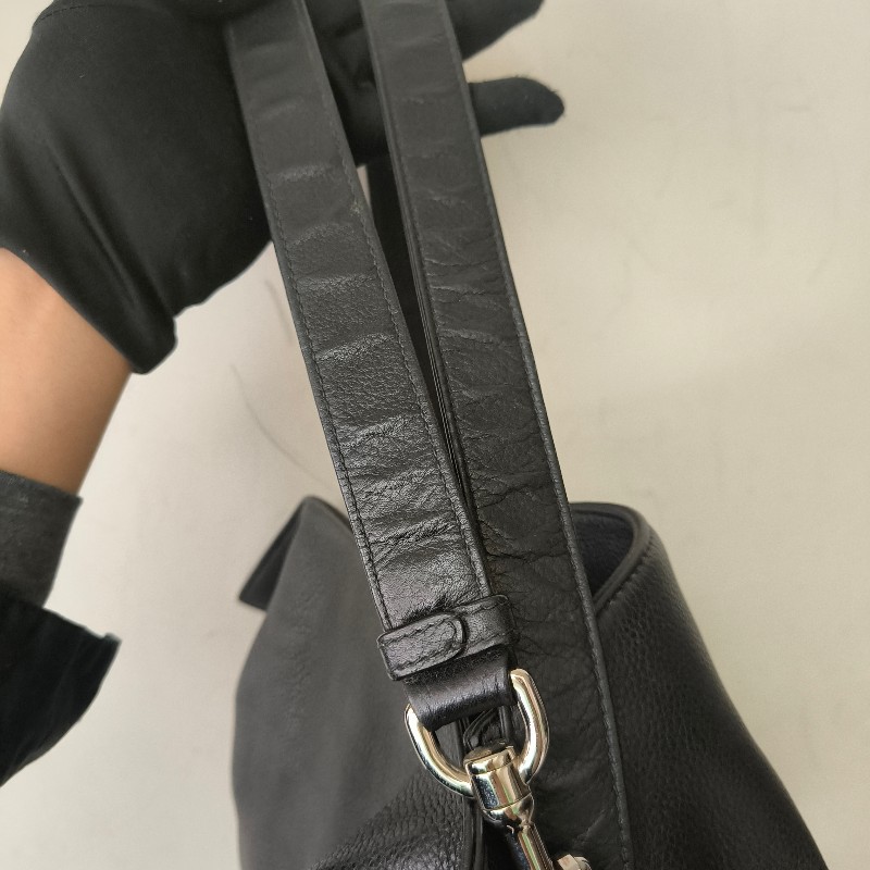 【8成新】㊣✨ LOEWE ✨羅威 Flamenco 黑色 牛皮 束口 福袋包 肩背包 斜背包/二手包/二手精品🌳二手樹屋🌳-26