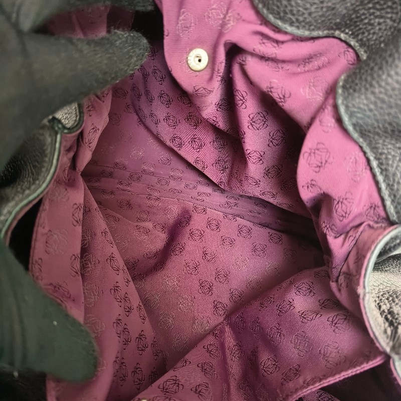 【8成新】㊣✨ LOEWE ✨羅威 Flamenco 黑色 牛皮 束口 福袋包 肩背包 斜背包/二手包/二手精品🌳二手樹屋🌳-39