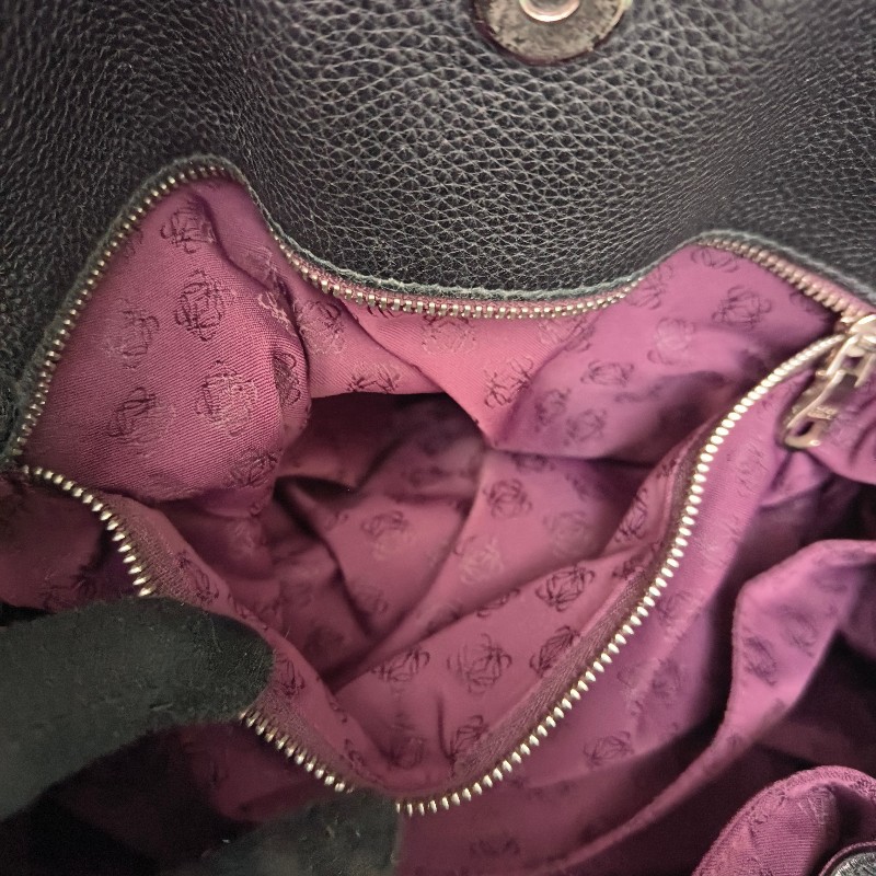 【8成新】㊣✨ LOEWE ✨羅威 Flamenco 黑色 牛皮 束口 福袋包 肩背包 斜背包/二手包/二手精品🌳二手樹屋🌳-42