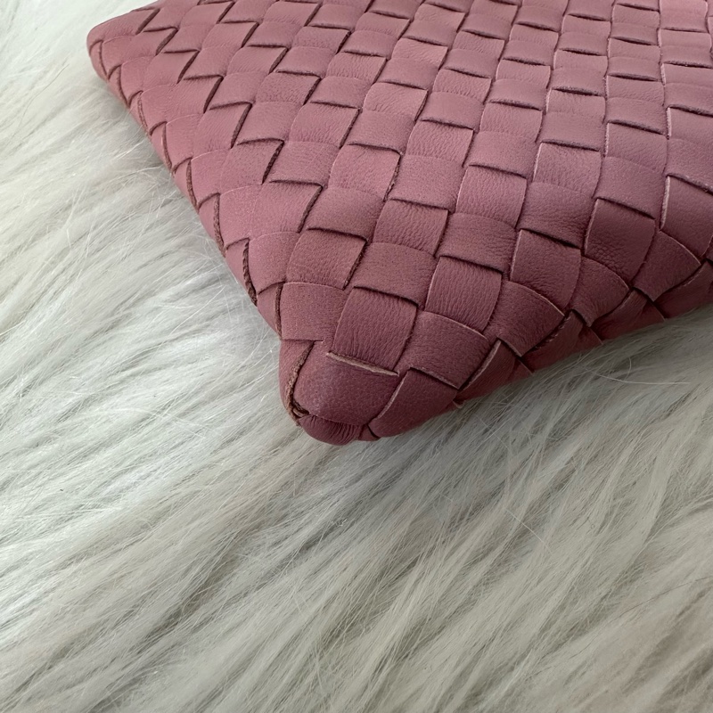 BV 乾燥玫瑰編織手拿包 化妝包-4