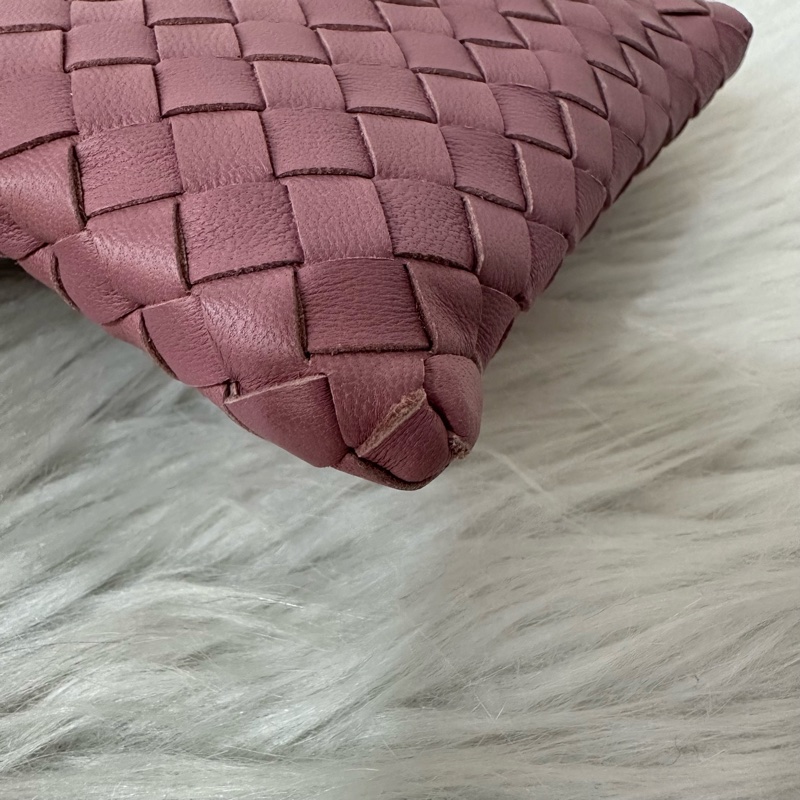 BV 乾燥玫瑰編織手拿包 化妝包-6