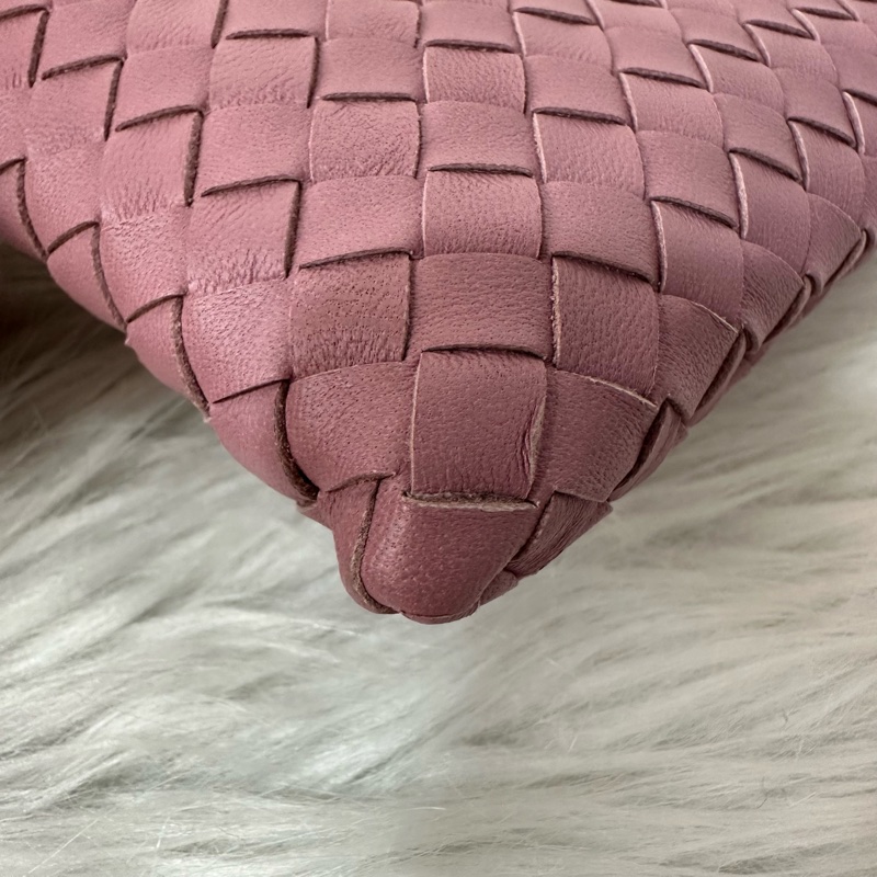 BV 乾燥玫瑰編織手拿包 化妝包-7