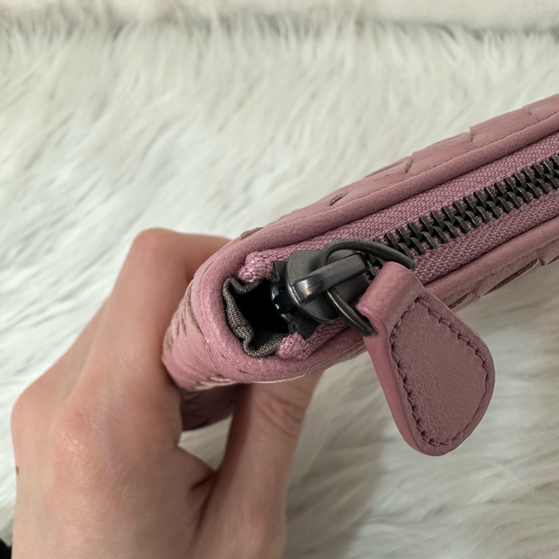 BV 乾燥玫瑰編織手拿包 化妝包-8