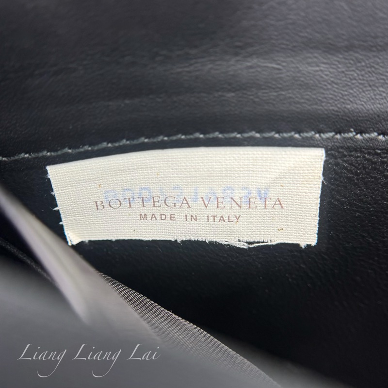 BOTTEGA VENETA BV 經典編織黑色拉鍊長夾-4