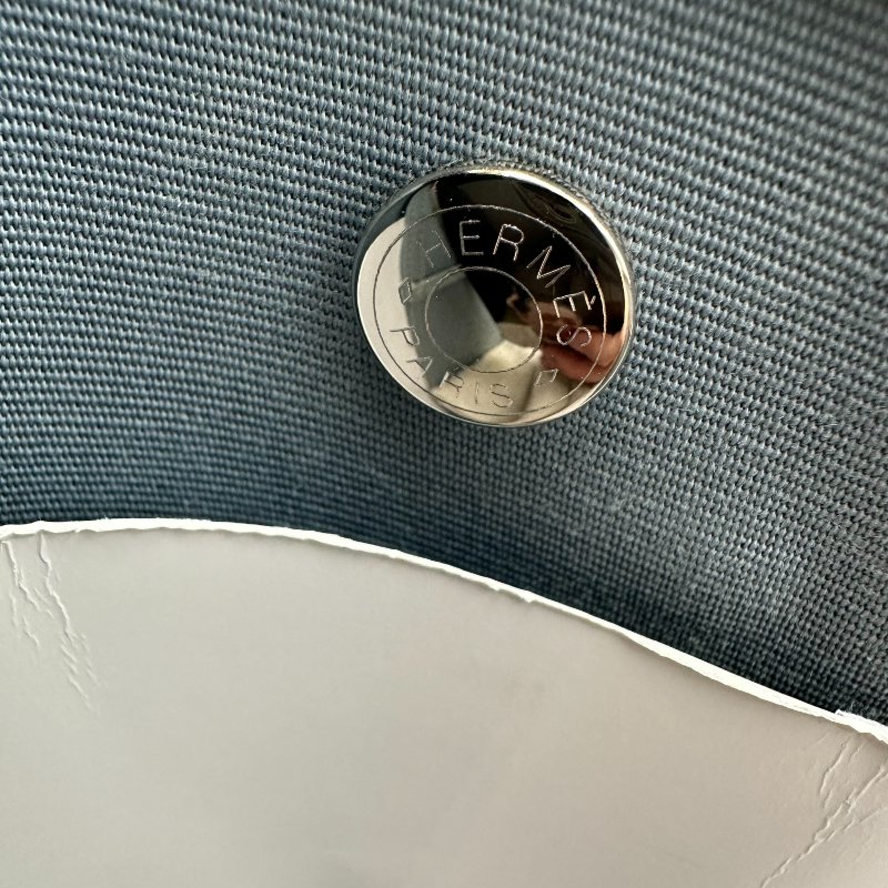 【美收精品】HERMES 藍色手提袋 C-268【隔月月中將轉賣至日本 上架期限30天】-10