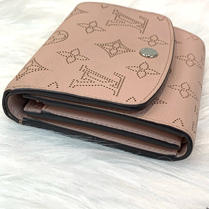 LV老花 Mono-Mahina Short Wallet 粉色短錢包-4