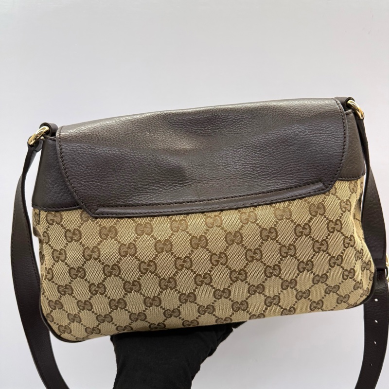 GUCCI 古馳 經典緹花帆布斜背包 29685-1