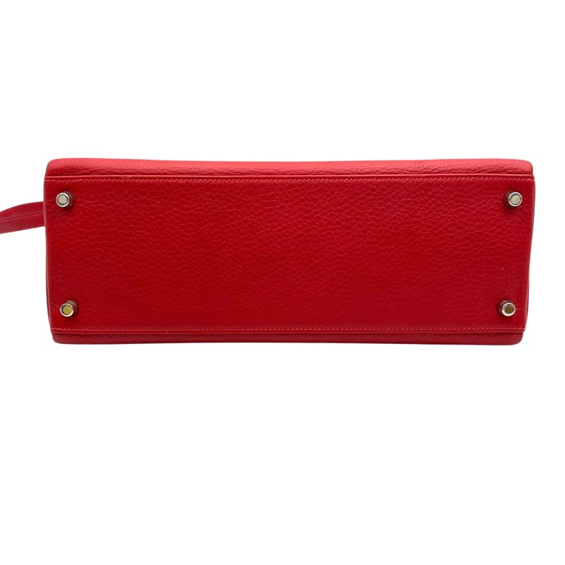 【美收精品】HERMES 紅色KELLY I刻印 C-267【隔月月中將轉賣至日本 上架期限30天】-4