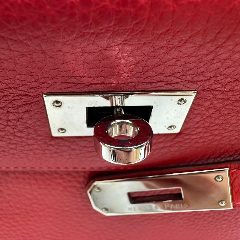 【美收精品】HERMES 紅色KELLY I刻印 C-267【隔月月中將轉賣至日本 上架期限30天】-13