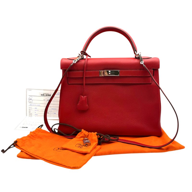 【美收精品】HERMES 紅色KELLY I刻印 C-267【隔月月中將轉賣至日本 上架期限30天】-15