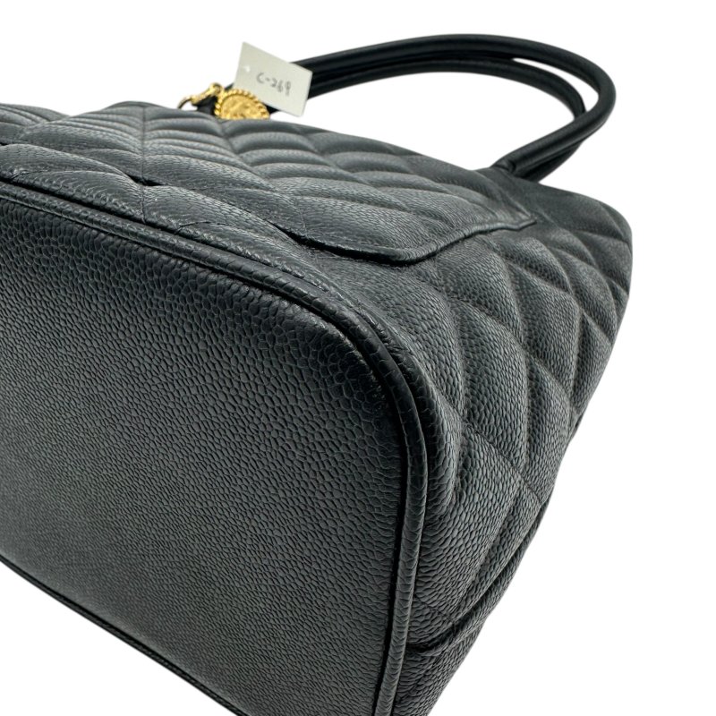 【美收精品】CHANEl 黑色手提包 C-26【隔月月中將轉賣至日本 上架期限30天】-7