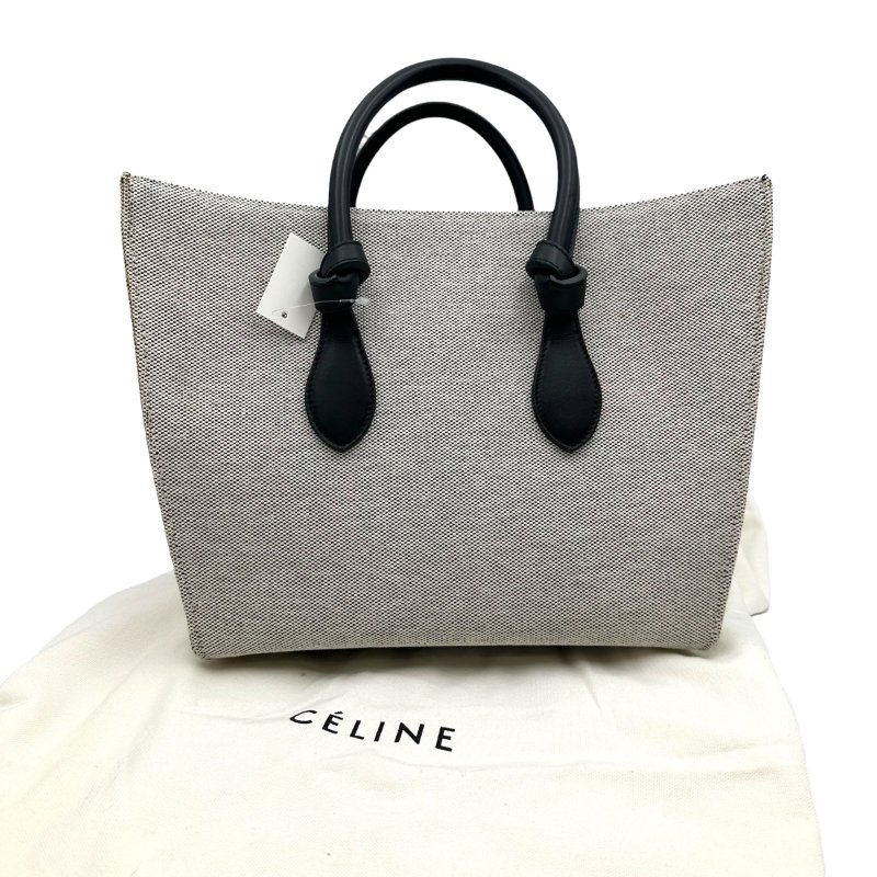 【美收精品】CELINE 黑白手提袋 C-271【隔月月中將轉賣至日本 上架期限30天】-10