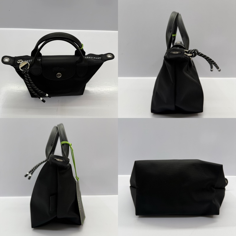 LONGCHAMP 黑色尼龍手提斜背2way包 LE PLIAGE ENERGY XS-3