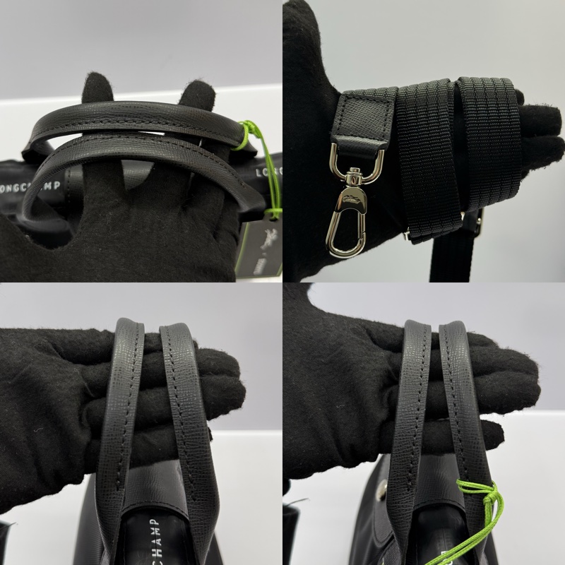 LONGCHAMP 黑色尼龍手提斜背2way包 LE PLIAGE ENERGY XS-5