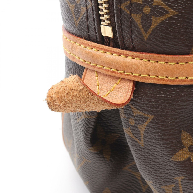 棕色 原花 帆布 Montorgueil PM 肩背包【LOUIS VUITTON LV 路易威登】 M95565-8