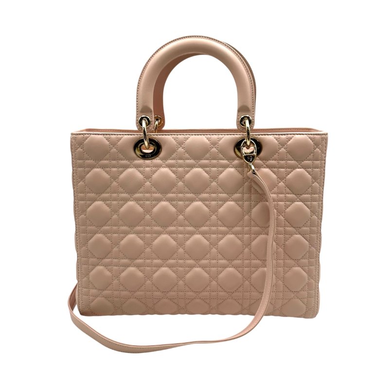 【美收精品】Christian Dior 粉色大號黛妃包 C-272【隔月月中將轉賣至日本 上架期限30天】-1