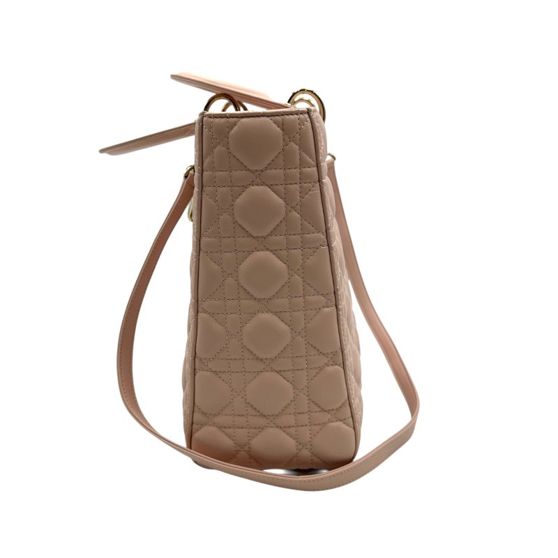 【美收精品】Christian Dior 粉色大號黛妃包 C-272【隔月月中將轉賣至日本 上架期限30天】-3