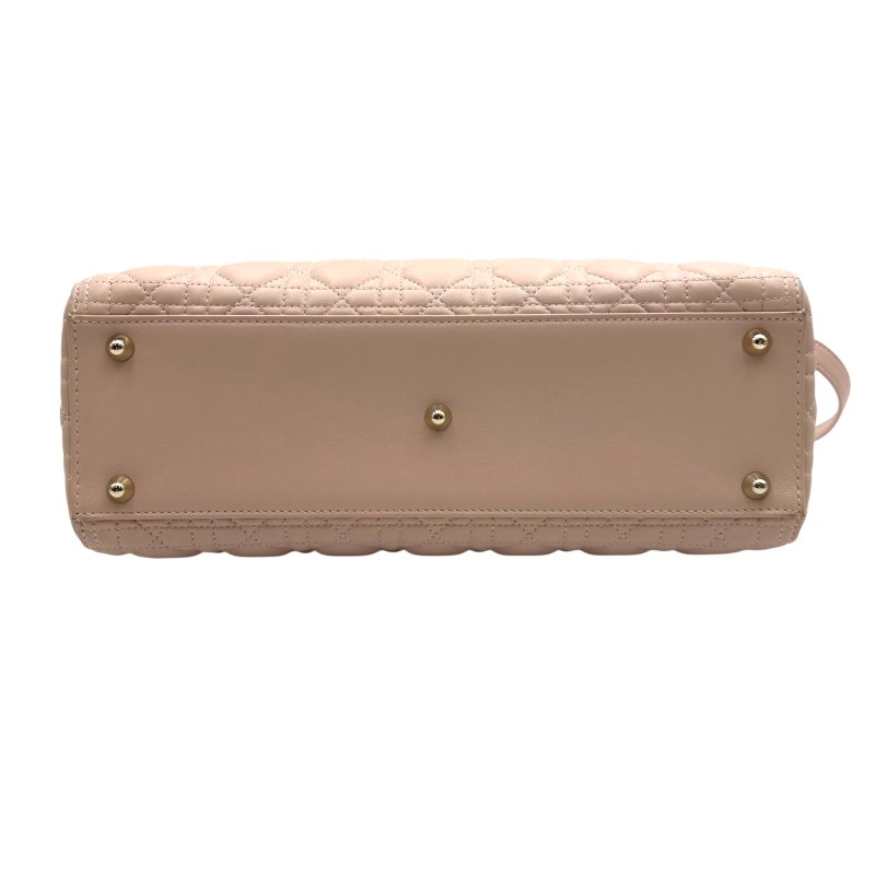 【美收精品】Christian Dior 粉色大號黛妃包 C-272【隔月月中將轉賣至日本 上架期限30天】-4