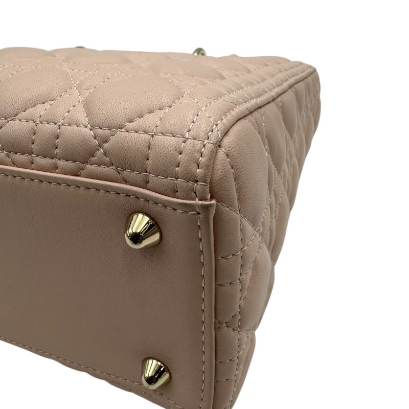 【美收精品】Christian Dior 粉色大號黛妃包 C-272【隔月月中將轉賣至日本 上架期限30天】-7