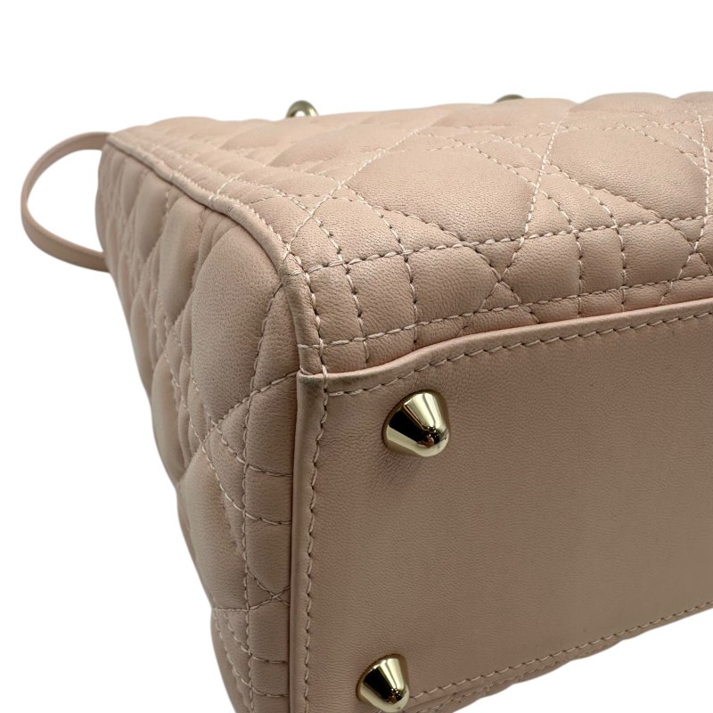 【美收精品】Christian Dior 粉色大號黛妃包 C-272【隔月月中將轉賣至日本 上架期限30天】-8