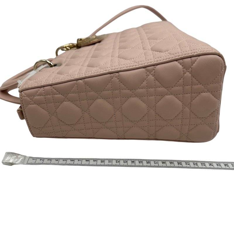 【美收精品】Christian Dior 粉色大號黛妃包 C-272【隔月月中將轉賣至日本 上架期限30天】-13