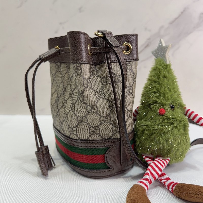 GUCCI Ophidia GG 迷你水桶包-2