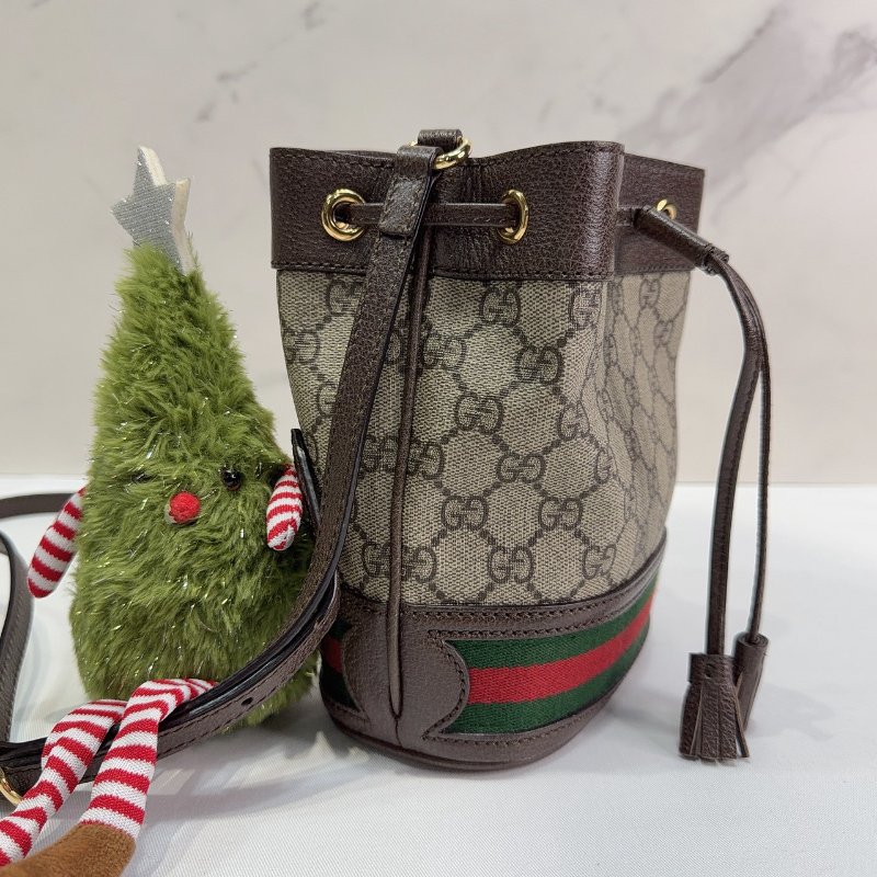 GUCCI Ophidia GG 迷你水桶包-3