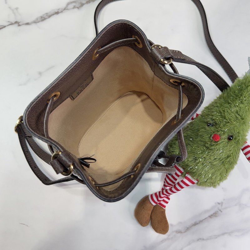 GUCCI Ophidia GG 迷你水桶包-4