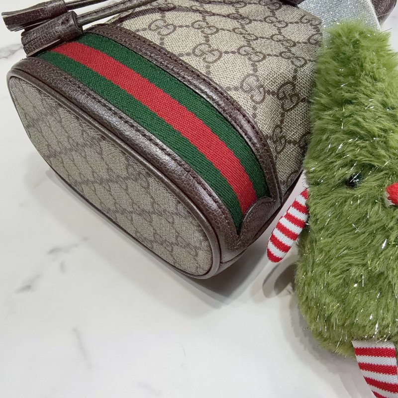 GUCCI Ophidia GG 迷你水桶包-6