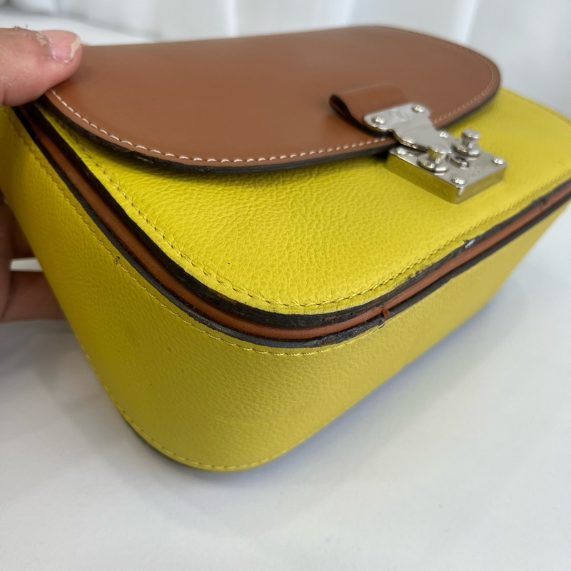 LouisVuitton 路易威登 拼色小豬包 附件:無-4