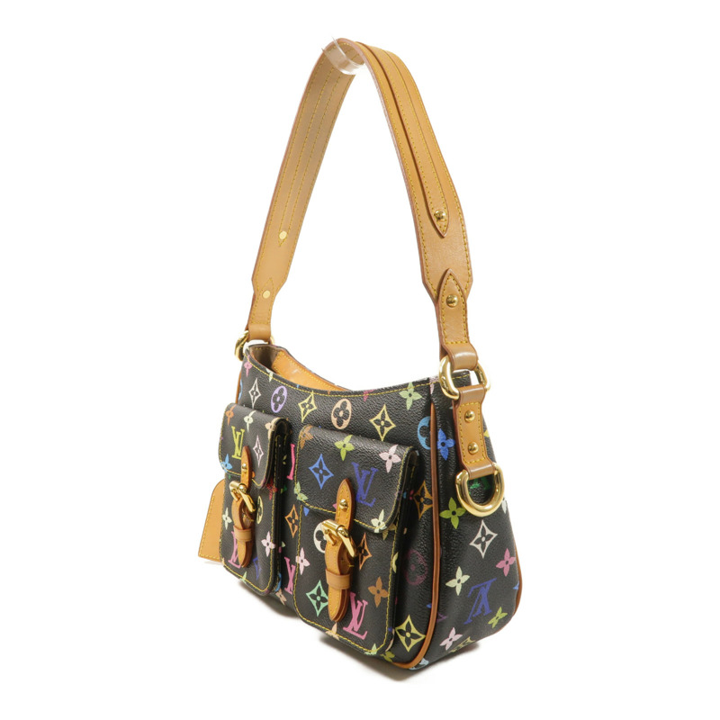 LOUIS VUITTON Monogram Multicolore Lodge PM金扣肩背袋-2