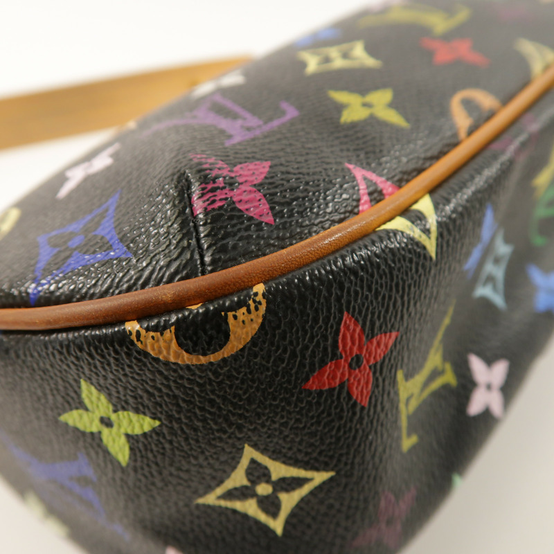 LOUIS VUITTON Monogram Multicolore Lodge PM金扣肩背袋-11
