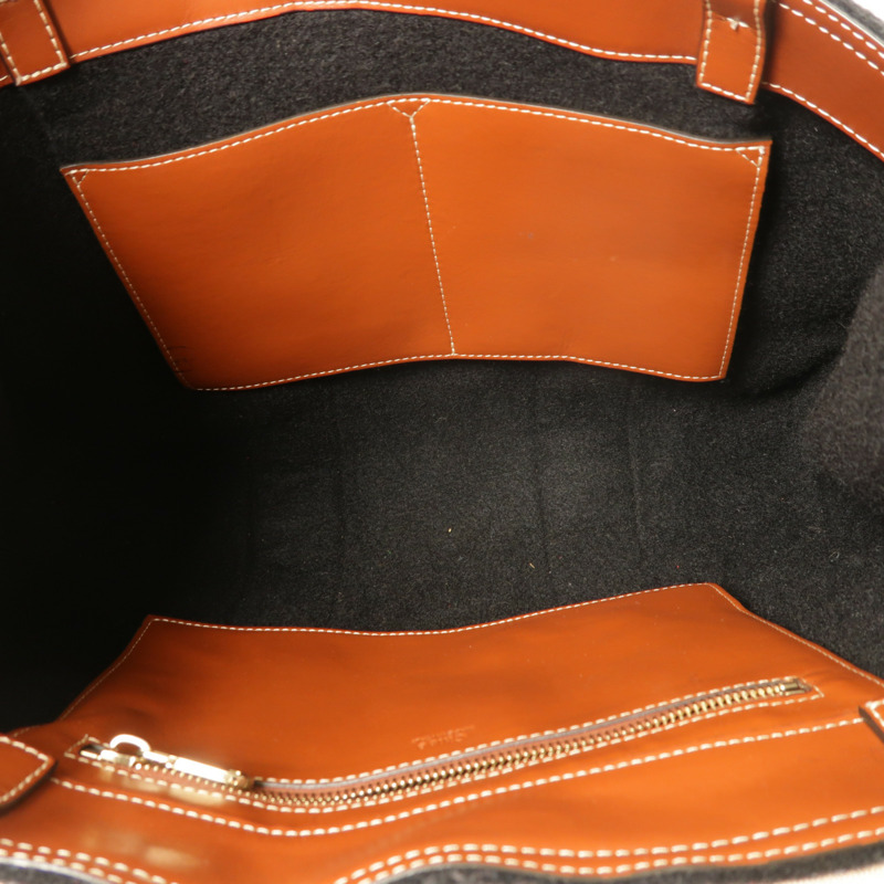 Chloe 羊毛Woody Tote Bag金扣手挽袋-4